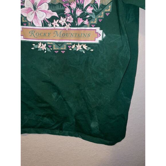 Vintage Test Print Shirt Scottys Castle Chief Joseph Tee STAINED VTG 90s Large - Picture 10 of 12